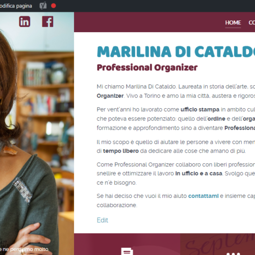 Risistemare il sito per capire chi sono e viceversa.
