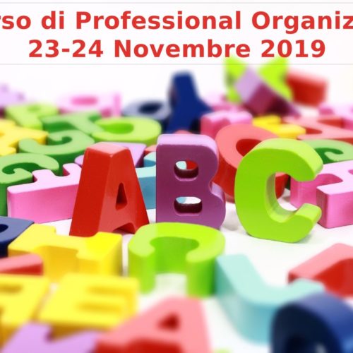Il corso di Professional Organizing